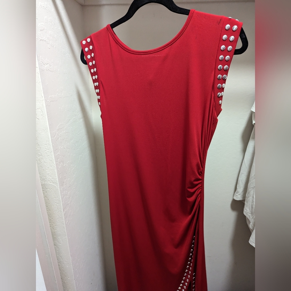 Red Michael Kors stretch dress